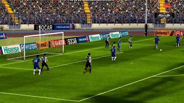 FIFA10 Красивый гол пяткой в ворота Buffon смотреть онлайн