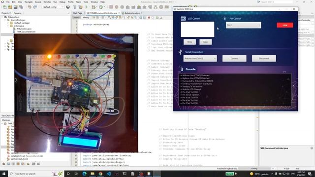 Java Interface With Arduino смотреть онлайн