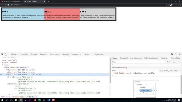 Flexbox Tutorial 12 in Hindi (flex grow) смотреть онлайн