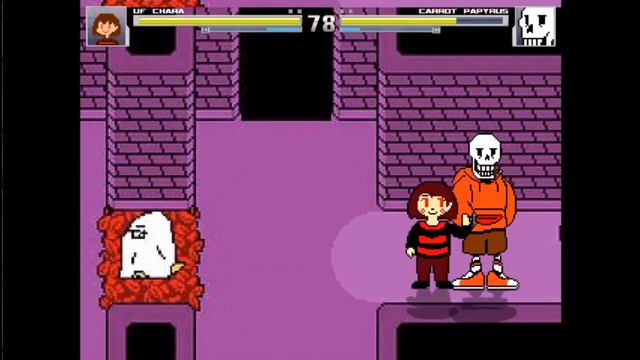 Undertale Heroes of Determination - BlueBerry Sans, Carrot Papyrus, UF Chara and Flowey смотреть онлайн