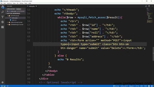 Delete Data from Database using Button MySQLi Procedural in PHP (Hindi) смотреть онлайн
