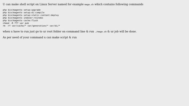 Magento: Magento 2 reindex, clean cache, chmod folders in 1 php script? (2 Solutions!!) смотреть онлайн