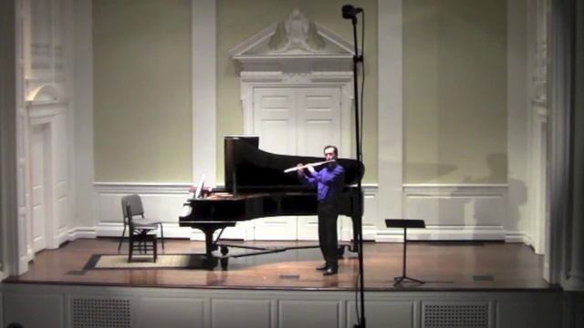 JS Bach － Partita in A minor, 2. Corrente - Orlando Cela, flute смотреть онлайн
