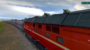 ТЭП70 в Trainz Simulator 12 карта - Sever