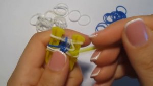 браслет из резинок на рогатке ~ ПАУЧОК | Rainbow Loom Bracelet Spider