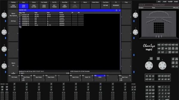 Chamsys MagicQ Разные виды макросов