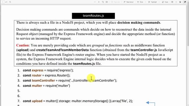 Detailed code explanation on teamRoutes teamController teamService commands with VS Debug Tool смотреть онлайн