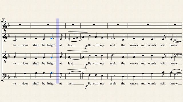 Be Still, My Soul (Levelle) by Jean Sibelius, arr. Julia Levelle смотреть онлайн