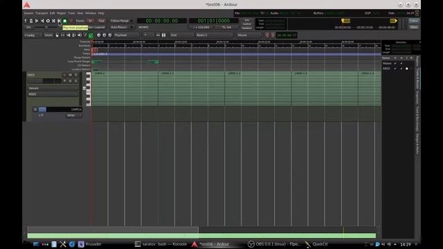 Музыкальный пингвин, выпуск 005: Автоматизация в Ardour смотреть онлайн