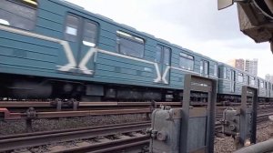 Номерной на перегоне Технопарк — Коломенская | метрополитен warshy