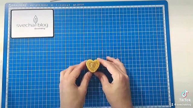 Как изготовить свечу из вощины в виде сердечка смотреть онлайн