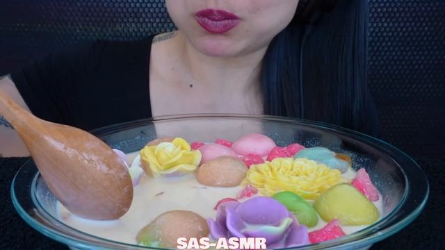 ASMR THAI DESSERT ขนมไทย *BUA LOY บัวลอย (SOFT EATING SOUNDS) LIGHT WHISPER | SAS-ASMR смотреть онлайн