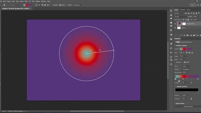 Adobe Photoshop 2023 - Գրադիենտի Վիջեթ (Gradient Widget) in Armenian смотреть онлайн