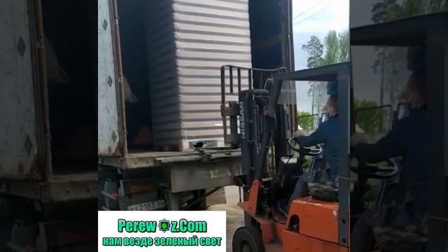 Загрузка паллетов для перевозки грузов смотреть онлайн