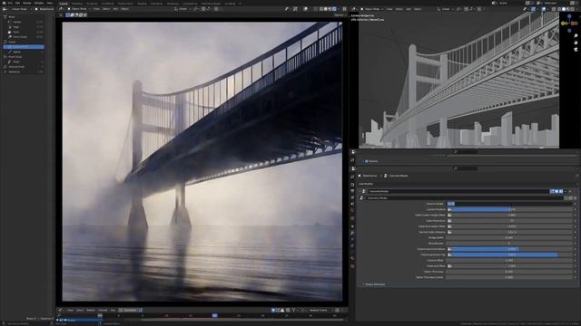 Parametric Bridge with Geometry Nodes | Blender 3.1 смотреть онлайн
