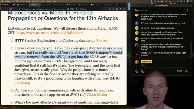 112th airhacks.tv: "Scopes, CraC, SOAP, State, JWT, Gradle" #airhacks #live смотреть онлайн