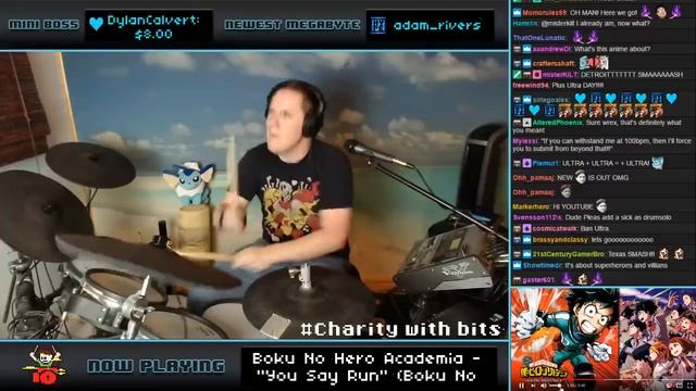 Boku No Hero Academia - You Say Run (Drum Cover) -- The8BitDrummer смотреть онлайн