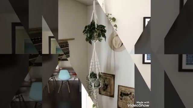 Unique New And Beautiful Wall Hanging macrame Planter смотреть онлайн