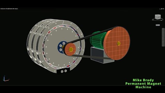 Free Energy Generator, Mike Brady Permanent Magnet Machine, Amazing Generator!!!!