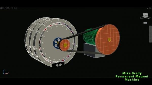 Free Energy Generator, Mike Brady Permanent Magnet Machine, Amazing generator!!!!