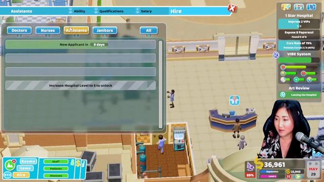 Fitzpocket Academy 1 star - Two Point Hospital Culture Shock [2021] - Part 1 смотреть онлайн