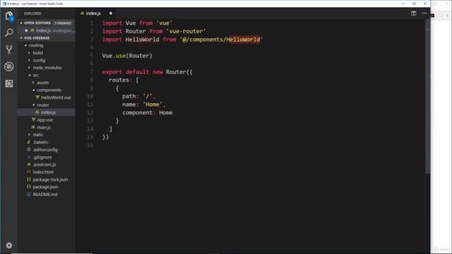 4. The Vue Router 2 Setting up Routes смотреть онлайн