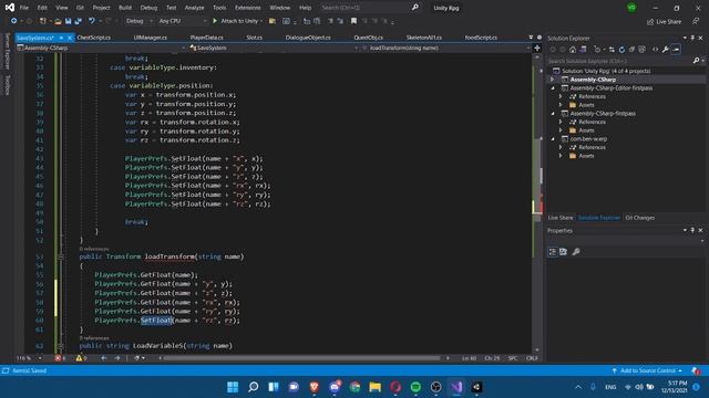 Let's Make an RPG Game in Unity! - Part 25: Saving System part 1!(unity3d rpg tutorial) смотреть онлайн