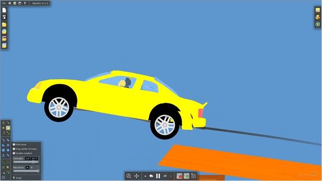 Algodoo Car Crash 2 смотреть онлайн