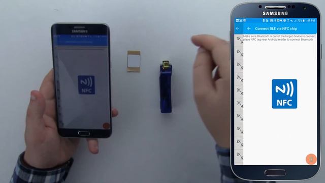 Instant Bluetooth Connect using NFC Chip iOS, Android, Windows 10 смотреть онлайн