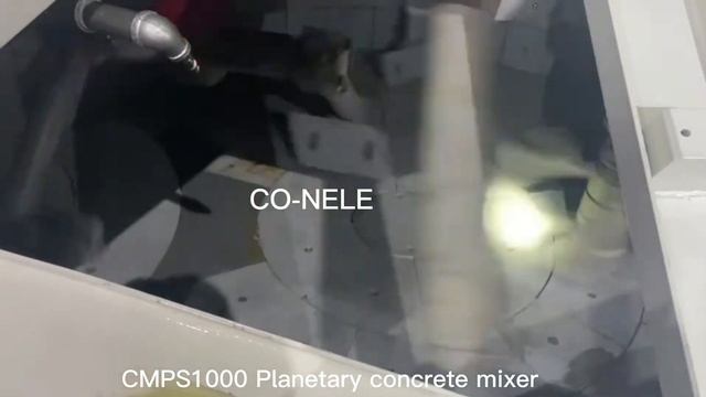 CO-NELE cmps1000 planetary concrete mixer for mixing refractory смотреть онлайн