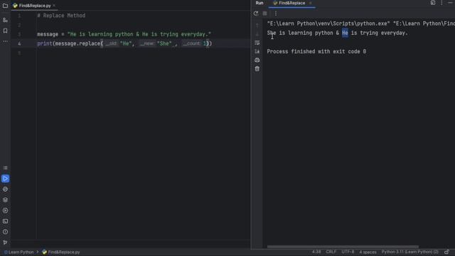 Python Find & Replace Method Tutorial In Hindi / Urdu смотреть онлайн