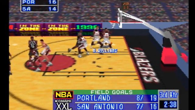 NBA in the Zone '98 - Portland Trailblazers vs San Antonio Spurs Full Exhibition Game (N64) смотреть онлайн