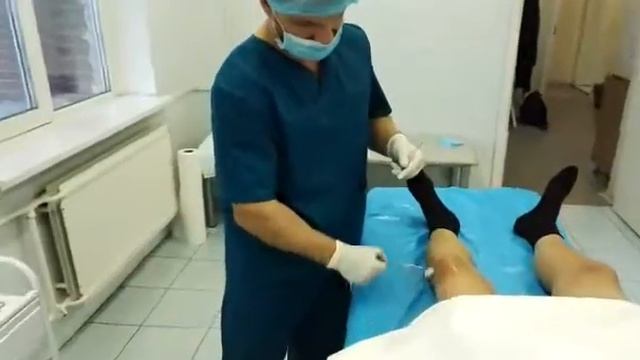 И вновь процедура лечения гонартроза - блокада гиалуронкой- продление молодости суставов!!! смотреть онлайн