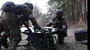 ВДВ на марше в Киевской области