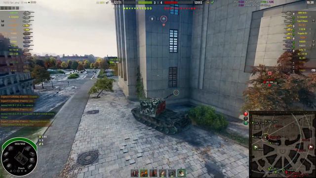 WOT - FV4005 Stage II.  10,7K Урона. 6 Фрагов.  Париж – Стандартный бой