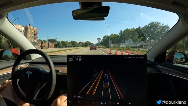 Tesla - FSD Beta 10.69.1 - Home to Timberwolf CrossFit (No Highway) смотреть онлайн