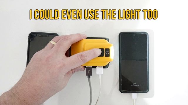 140 Lumens LED Work Light for Dewalt 14.4V/18V/20V Lithium Battery with 2 USB Ports DC12V Output смотреть онлайн