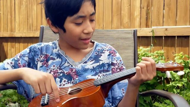 "Lava" on Ukulele by Ellison at 11 yrs old смотреть онлайн