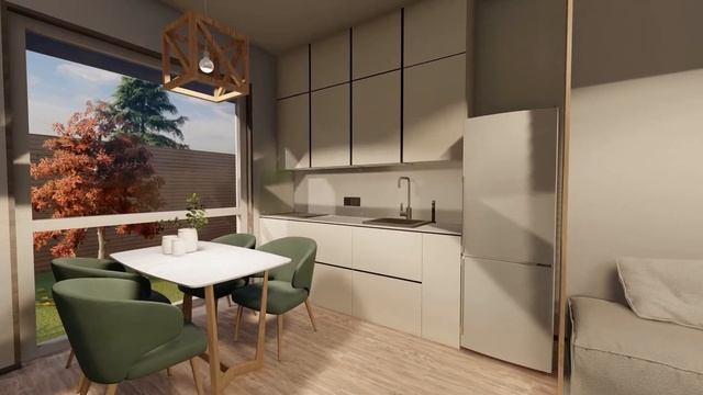 Дизайн дома 42 кв.м. / готовый проект, дизайн интерьера, экстерьер, планировка. смотреть онлайн