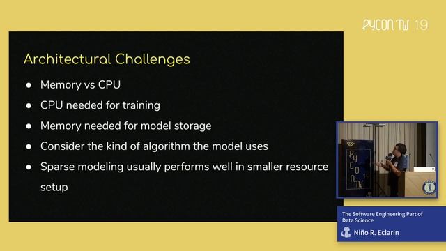 The Software Engineering Part of Data Science｜Niño R. Eclarin｜PyCon TW 2019 смотреть онлайн