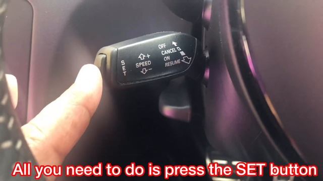 HOW TO USE CRUISE CONTROL IN AUDI A1 смотреть онлайн