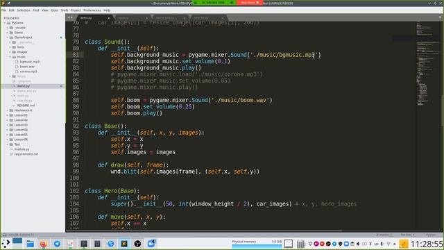 PyGame. Создание игры #3. Music addition. смотреть онлайн