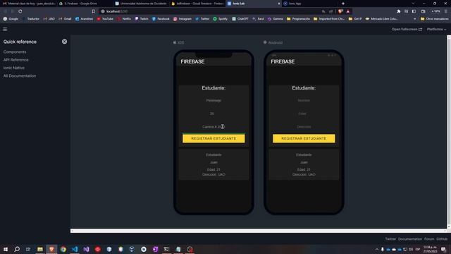IONIC - FIREBASE смотреть онлайн