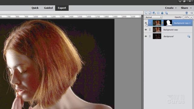 Photoshop Elements Lighten Part of an Image Plus Color Grading смотреть онлайн