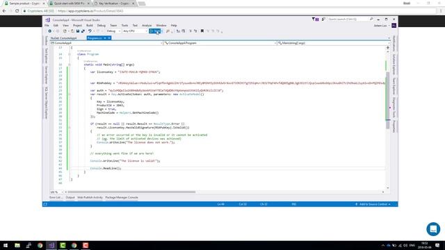 License key verification in .NET for Software Licensing смотреть онлайн