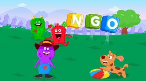 Весёлая песенка про собачку Бинго. Видео для детей. На английском.