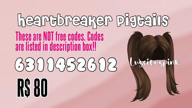 Aesthetic Brown Hair Codes Roblox/Bloxburg смотреть онлайн