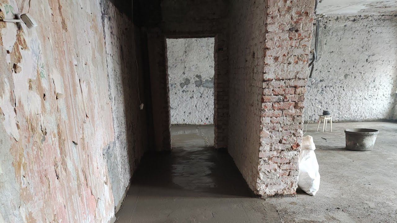 TimeLapse по заливке стяжки в старом фонде. Заканчиваем объект на Московском проспекте! Апрель 2023 смотреть онлайн