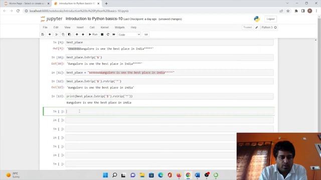 lstrip(), rstrip(), string concatenation in Python | Python playlist | Part - 11 смотреть онлайн