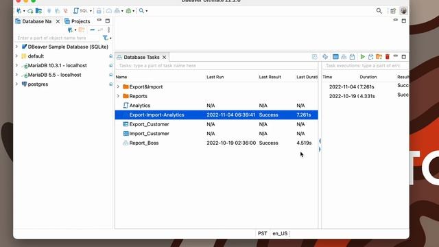 How to use Scheduler for your tasks in DBeaver смотреть онлайн
